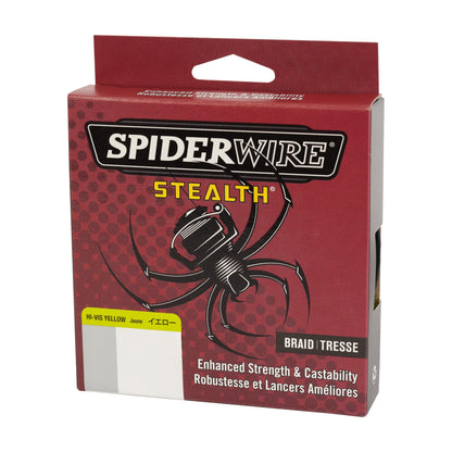 SPIDERWIRE SCS10Y-125 Stealth, 125-Yard/10-Pound, Hi-Vis Yellow