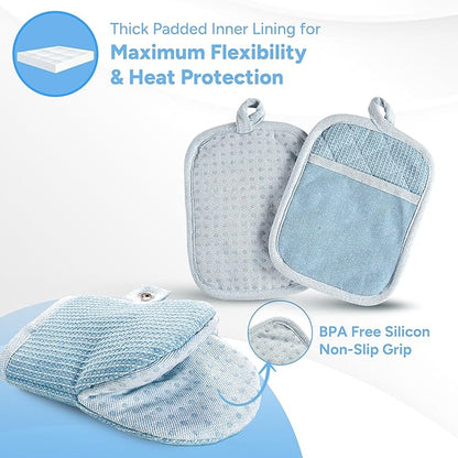 Casa Platino BBQ Gloves & Potholders Set, Pot Holder