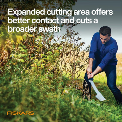 Fiskars Machete Knife, Machete For Cutting Trees, Heavy Duty, 18-Inch Bushcraft Axe Branch Cutter with Rust-Resistant and Low-Friction Blade Coating and Nylon Sheath