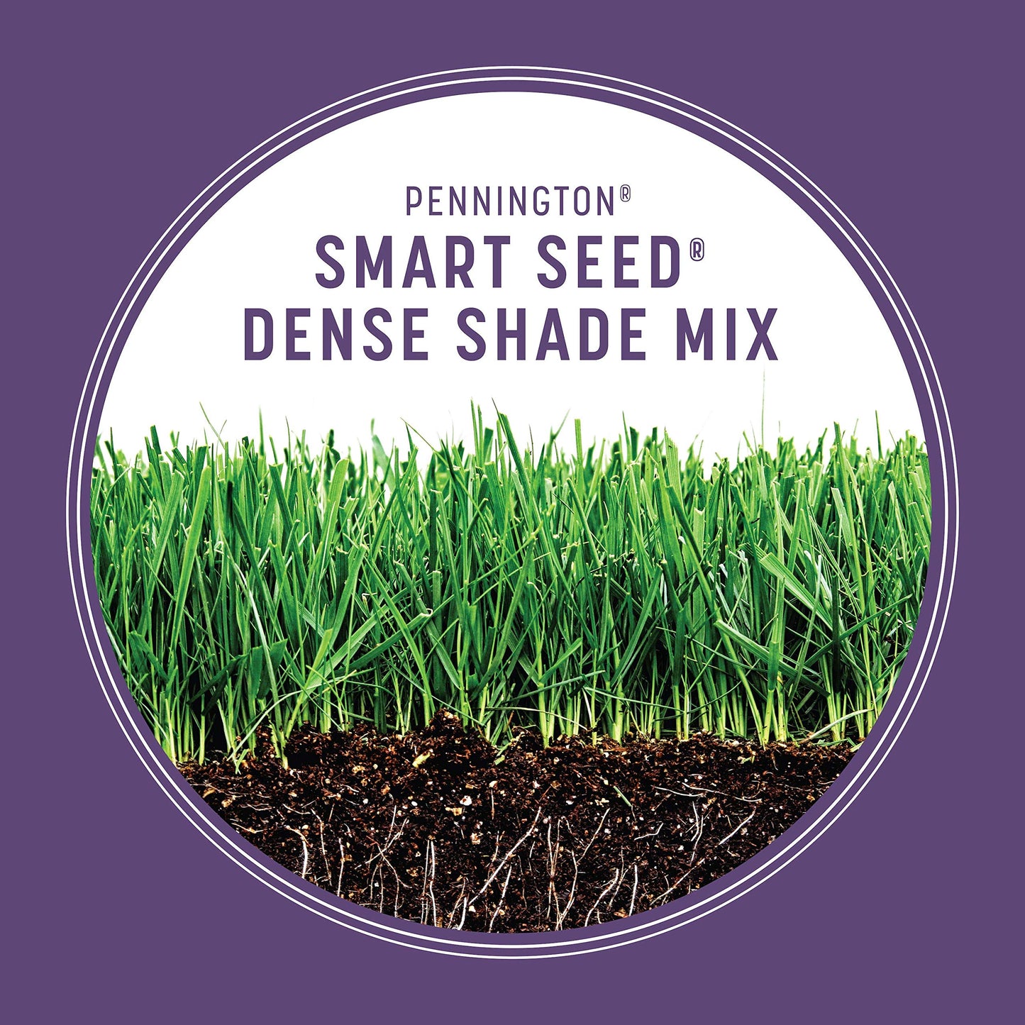 Pennington Smart Seed Dense Shade Mix, Grass Seeds for Lawn, 4/7 lb