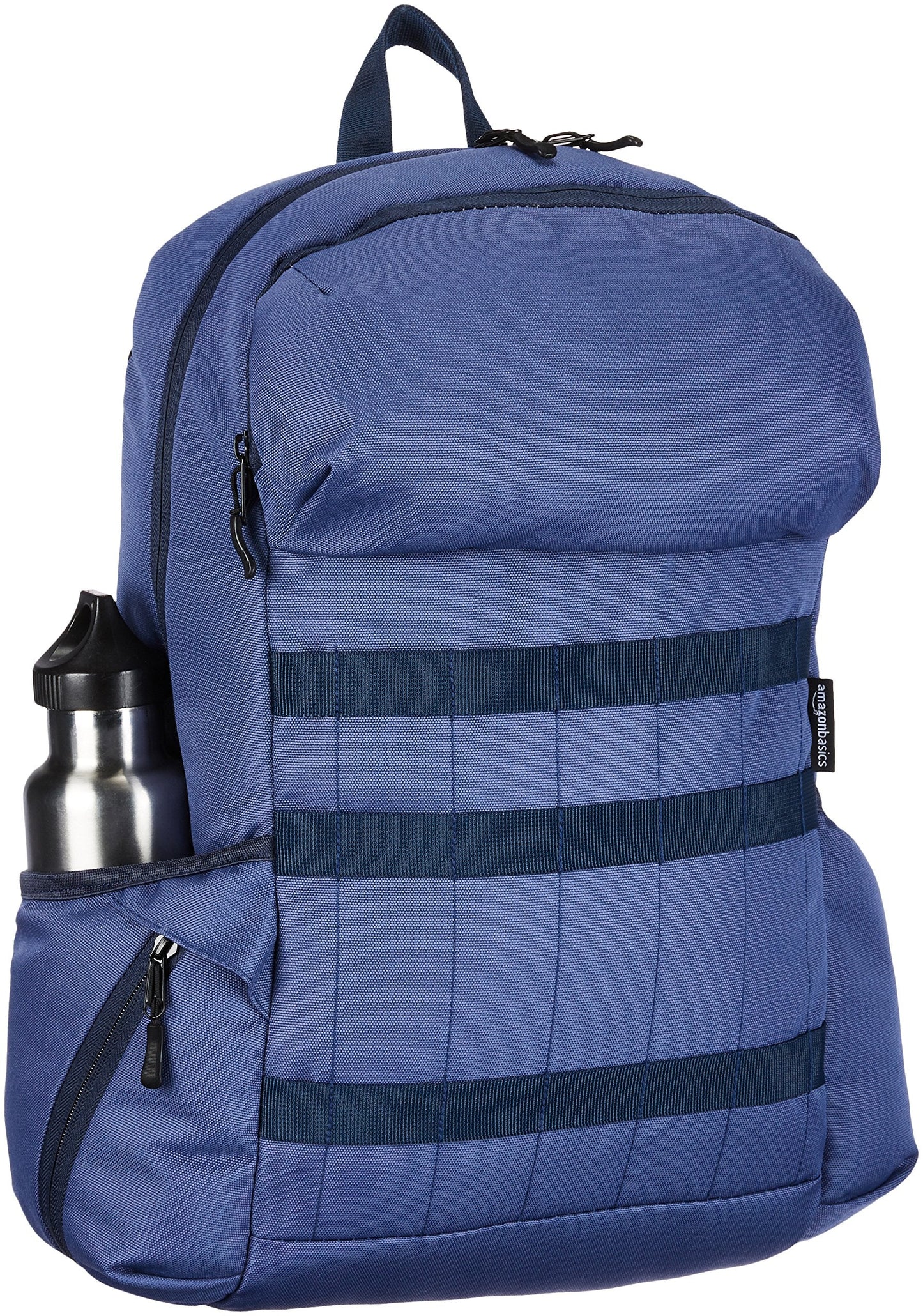 Amazon Basics Canvas Laptop Backpack Bag for up to 15 Inch Laptops - Graphite
