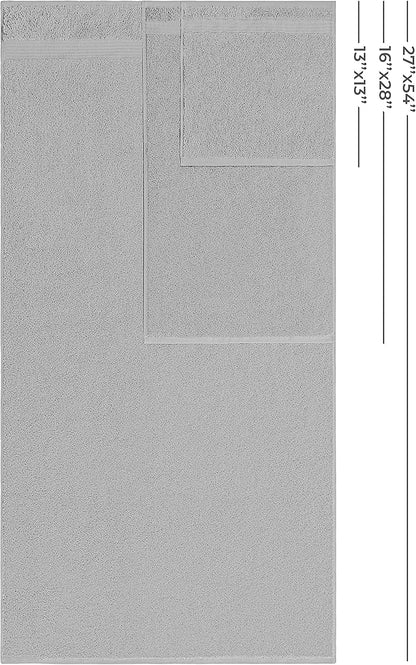 American Veteran Towel, 100% Cotton Turkish 6 Piece Towel Set, Luxury Towels