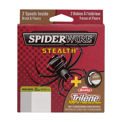 Berkley FireLine® Superline, Moss Green/Clear, 10lb | 4.5kg, 125yd | 114m Fishing Line, Suitable for Freshwater Environments