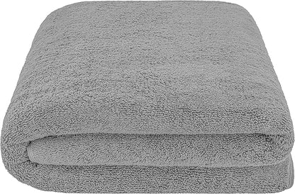 American Soft Linen 100% Cotton 600 GSM Turkish 40x80 Oversized Bath Towel Sheet
