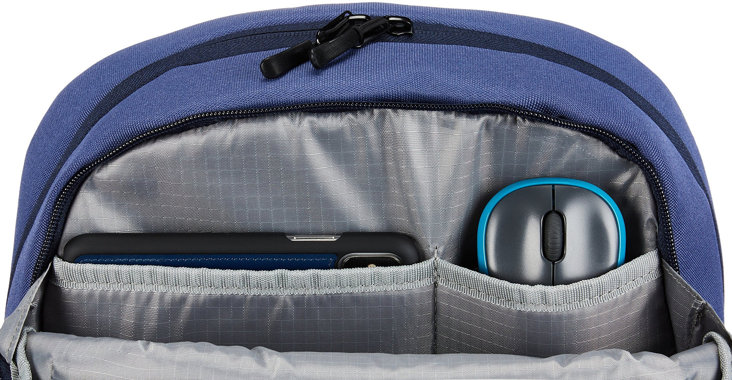 Amazon Basics Canvas Laptop Backpack Bag for up to 15 Inch Laptops - Graphite