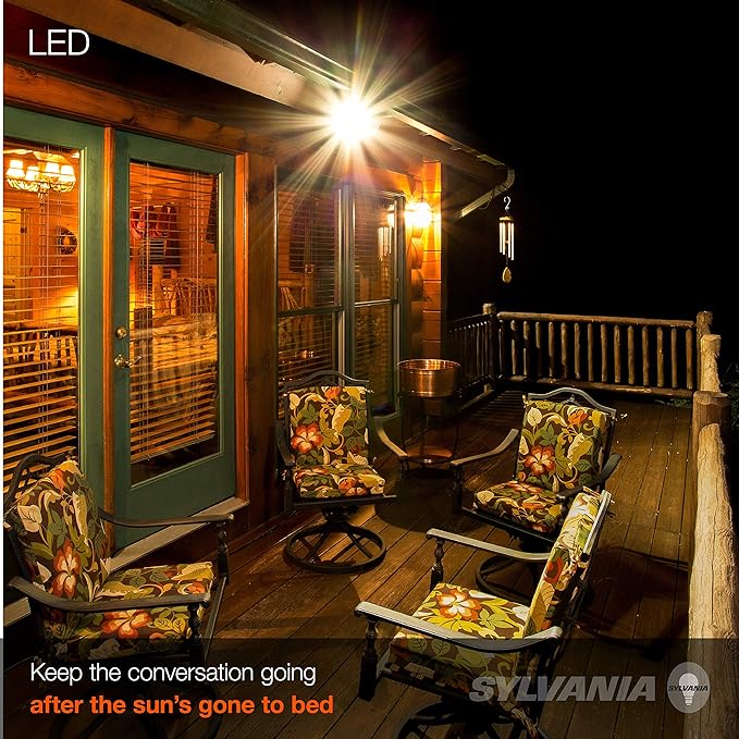 Sylvania Flood BR30 LED Light Bulb, 100W = 15.5W, Dimmable, 10 Year, 1450 Lumens, 2700K, Soft White - 6 Pack (41255)