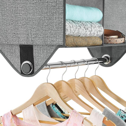 Whitmor 4 Section Fabric Closet Organizer Shelving
