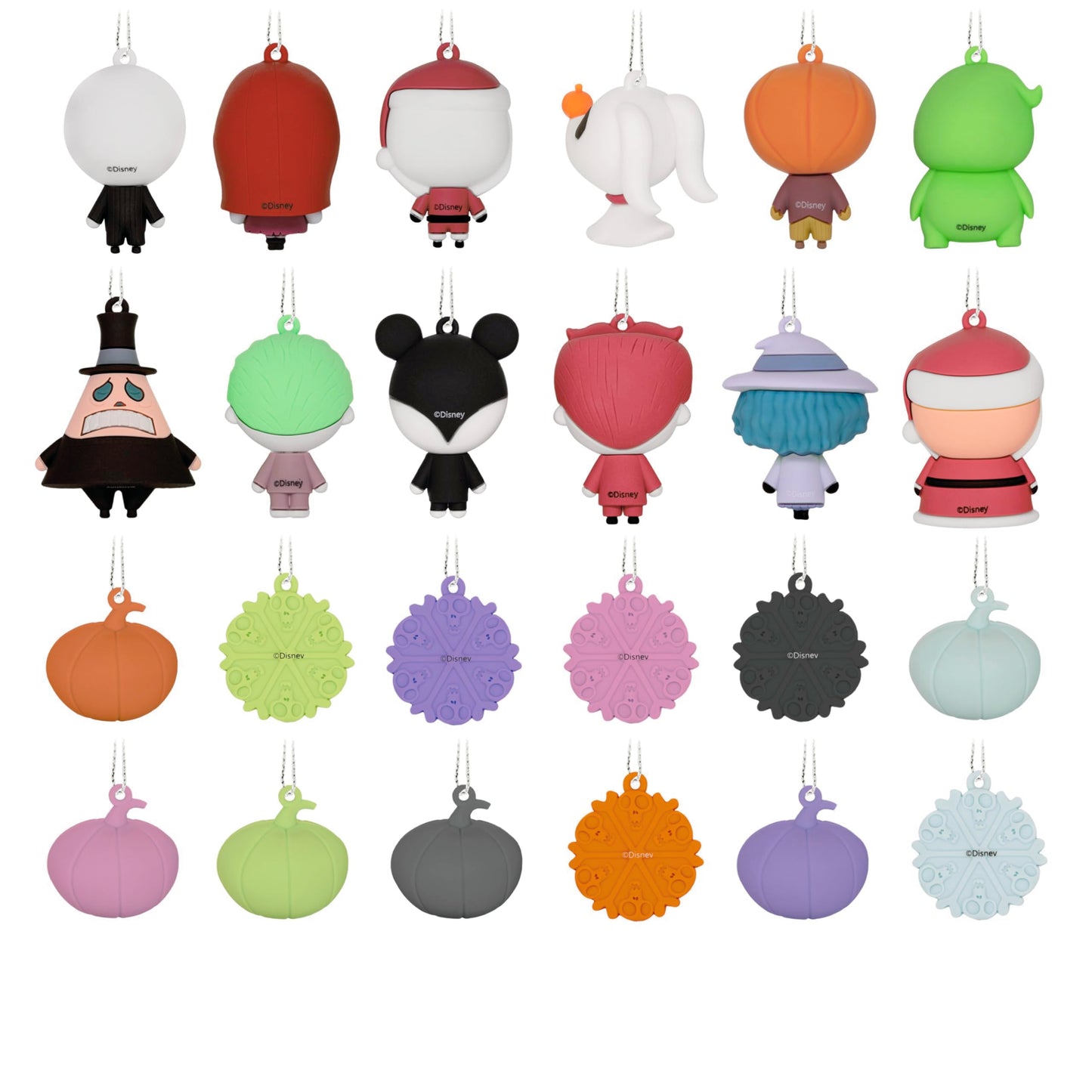 Hallmark Countdown Calendar Box with 24 Mini Ornaments, Disney Tim Burton's The Nightmare Before Christmas Countdown Calendar and Miniature Ornaments, Gifts for Disney Fans