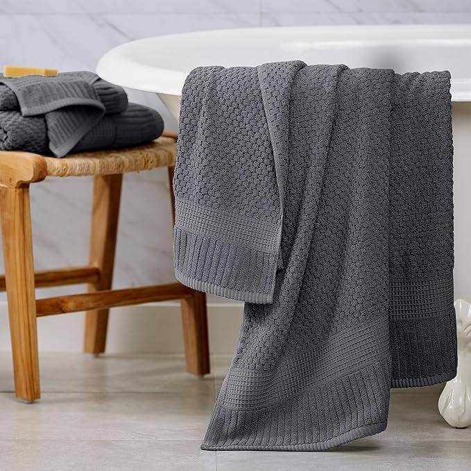 NY Loft 100% Cotton 2 Pack Bath Sheet Towel Set | Extra Large Oversize Bath