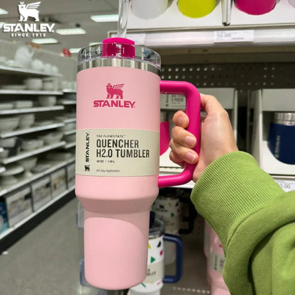 White Stanley Quencher H2.0 Tumbler – 40 oz Travel Cup