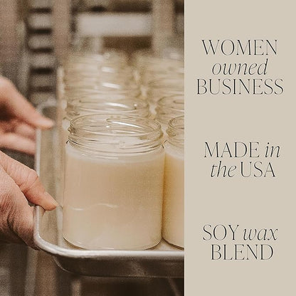 Sweet Water Decor Holiday Candle | Cloves, Pine, and Sandalwood Festive Christmas Winter Scented Soy Candles for Home | 9oz Clear Jar, 40 Hour Burn Time, Made in The USA