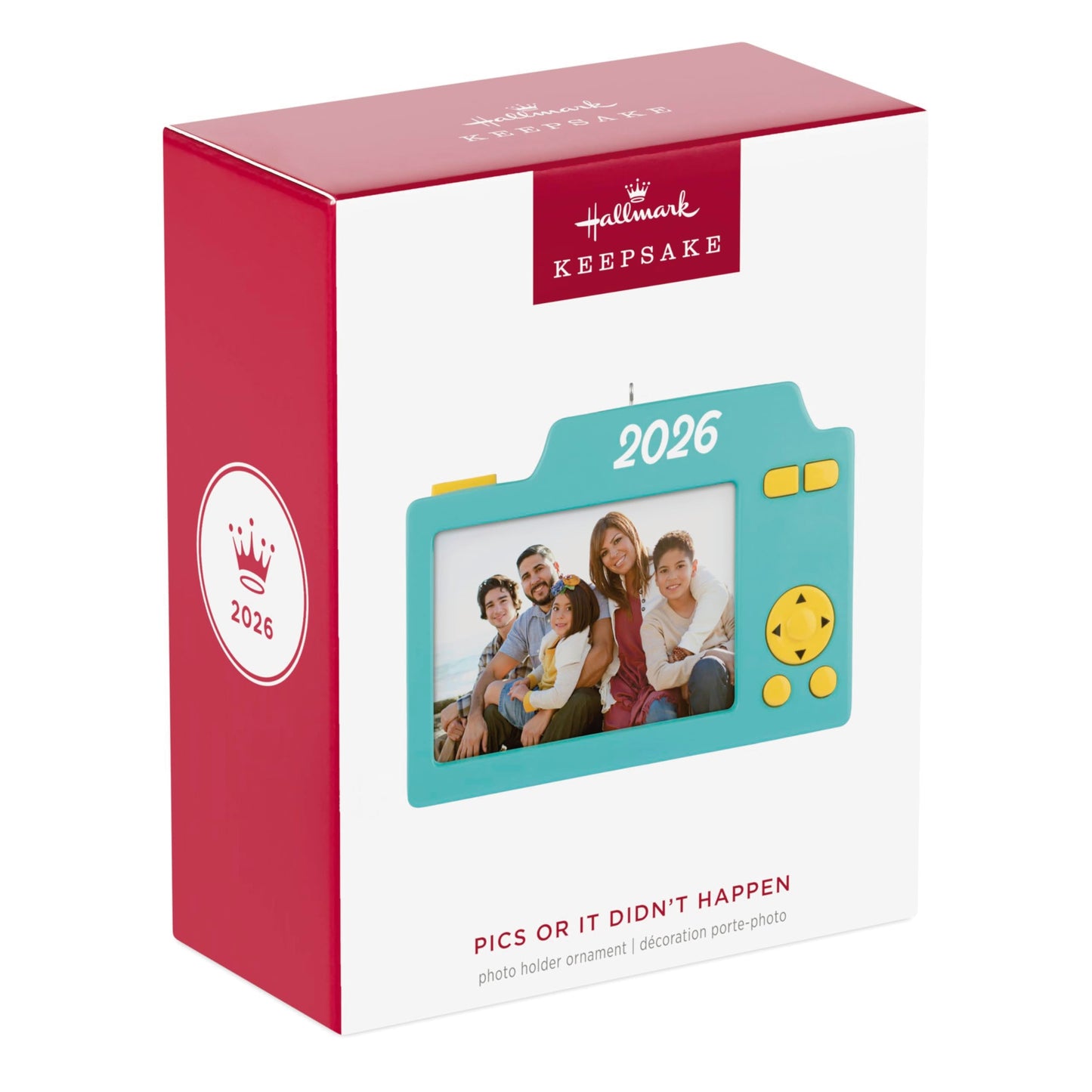 Hallmark Keepsake Christmas Ornament 2026, Pics or It Didn't Happen 2026 Photo Frame, Gifts for Friends and Family
