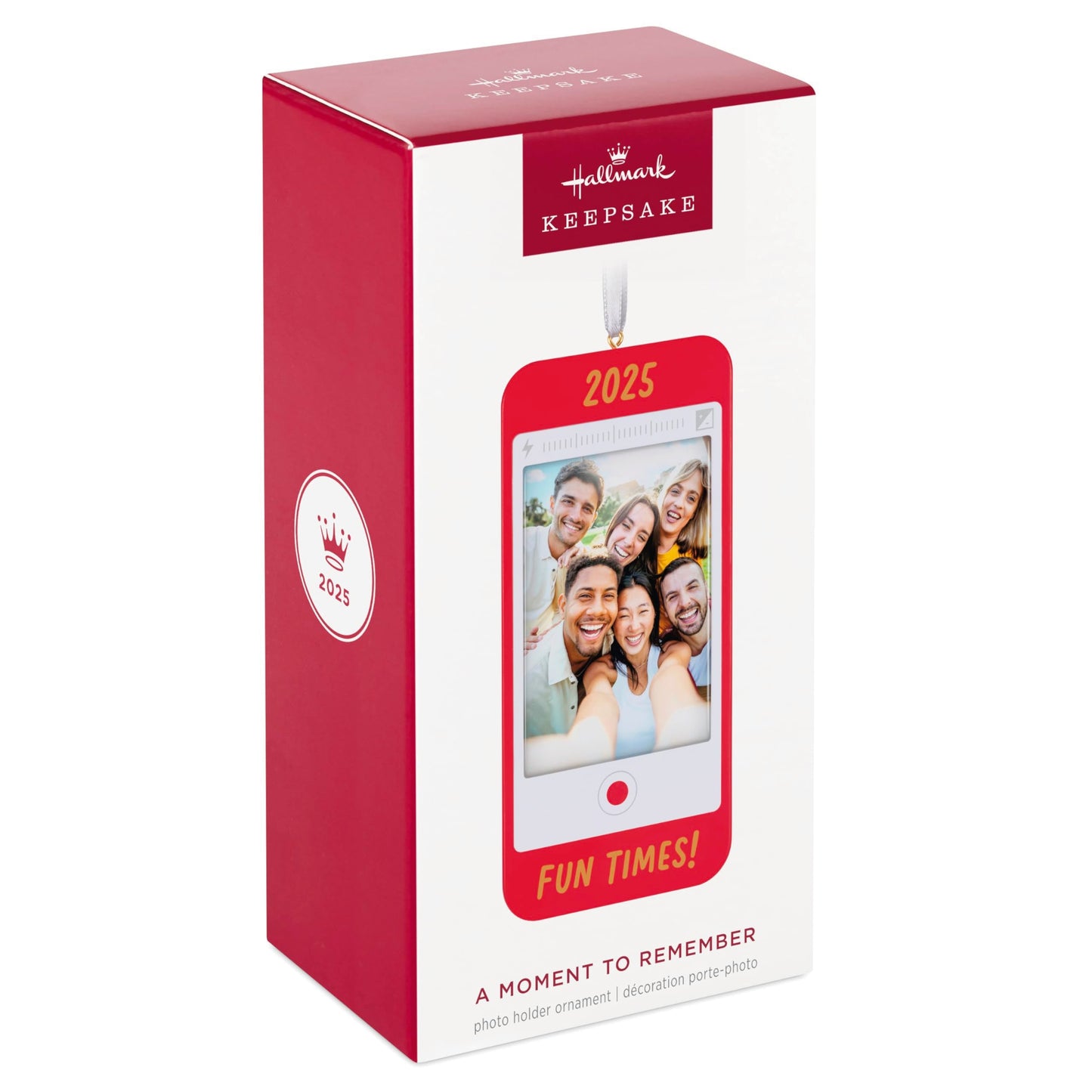 Hallmark Keepsake Christmas Ornament, A Moment to Remember 2025 Photo Frame, Gifts for Friends and Family