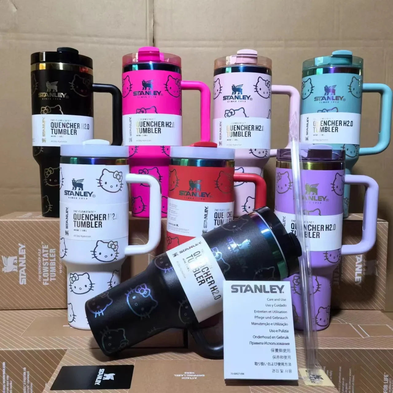 Valentine Day Stanley Quencher H2.0 Tumbler – 40 oz Travel Cup
