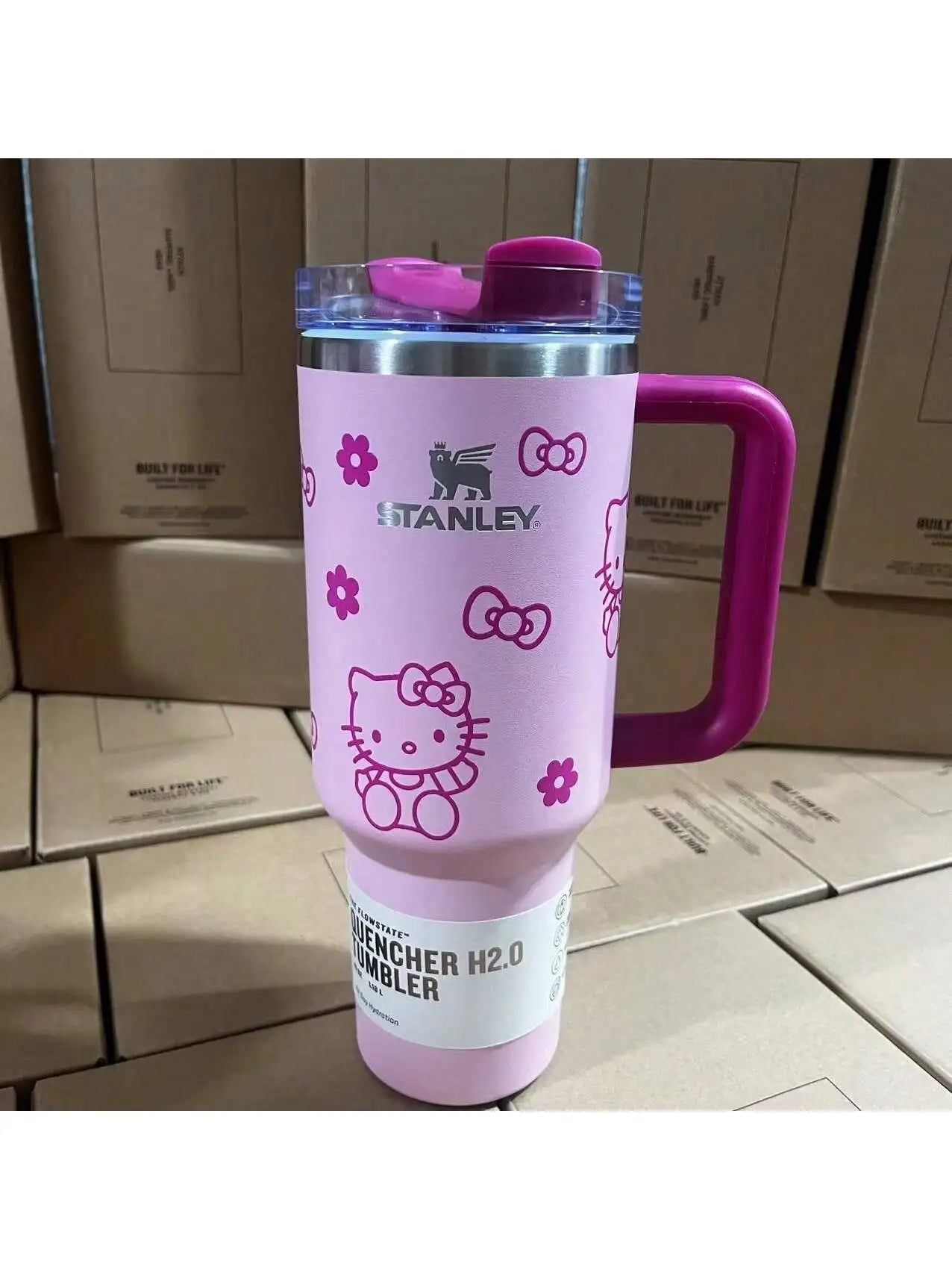 Peony powder Stanley Quencher H2.0 Tumbler – 40 oz Travel Cup